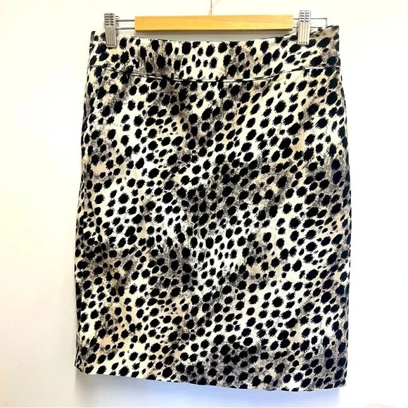 Evan Picone animal print pencil skirt fully lined with pockets size 6 - Picture 1 of 8